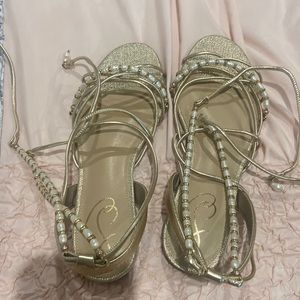 sam edelman dressy gladiator sandals Never worn!